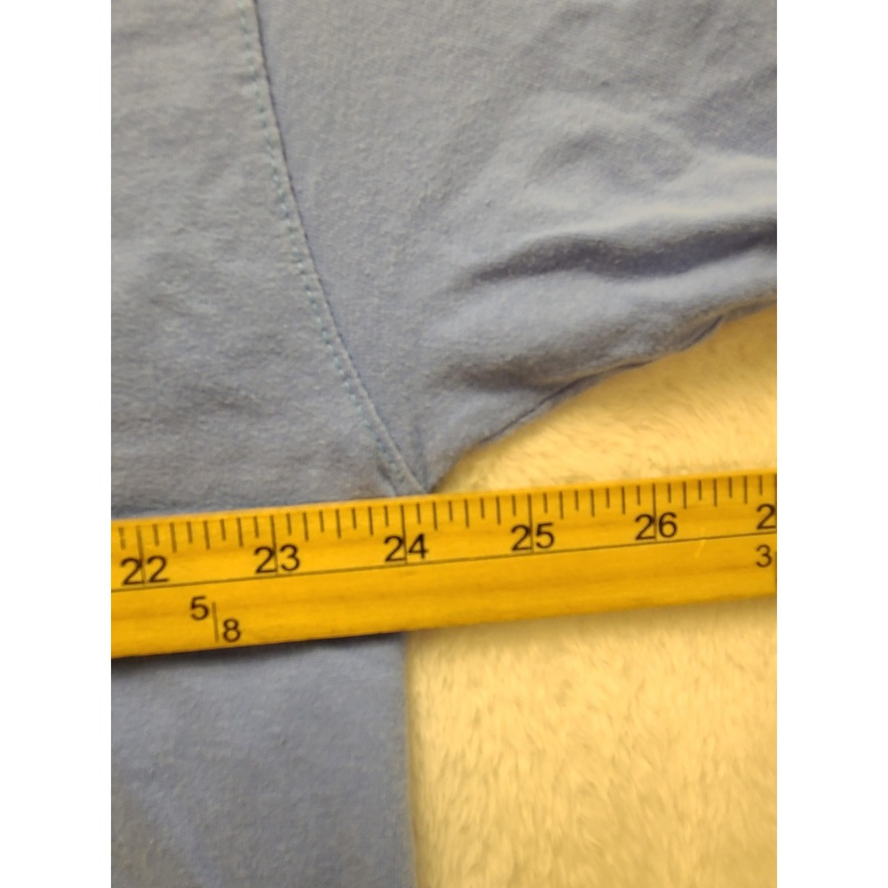 Champion Men's 2XL Short Sleeve TShirt Light Blue Crew Neck Embroidered Logo Tee - Picture 7 of 14